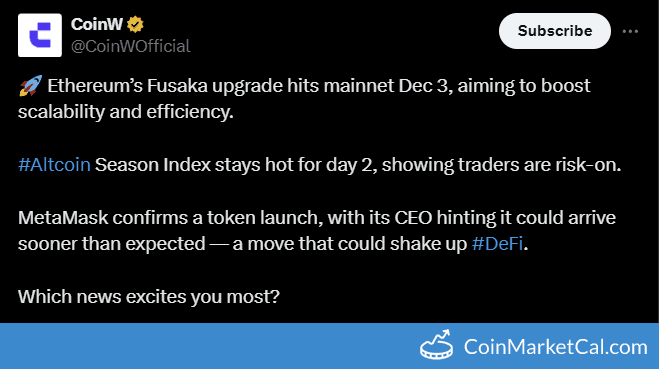 Ethereum Fusaka Upgrade