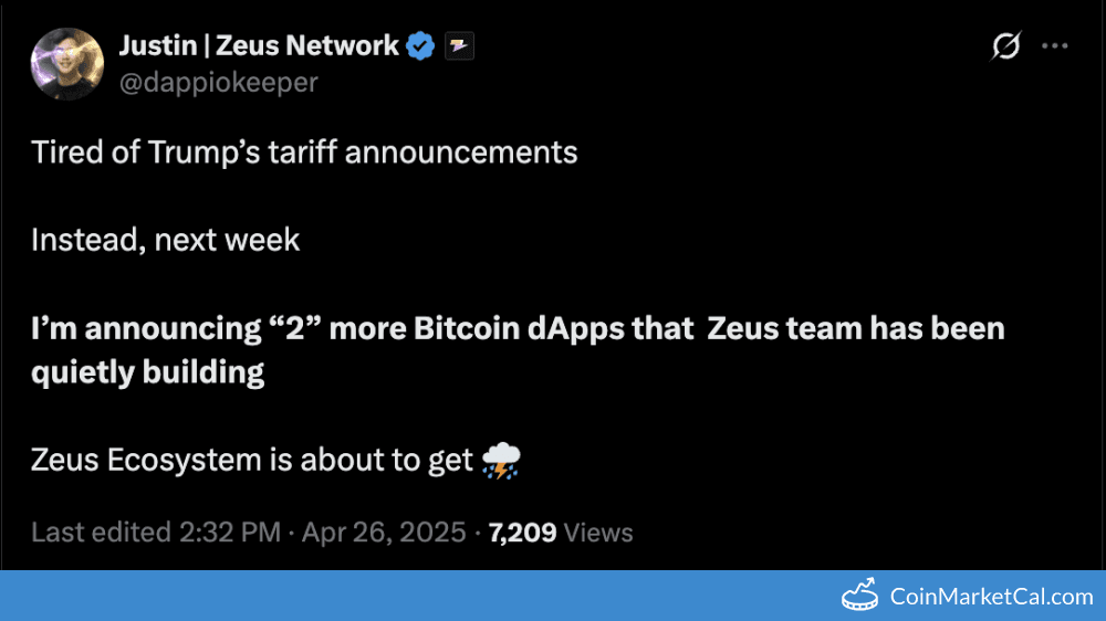 New BTC DApps Announcment