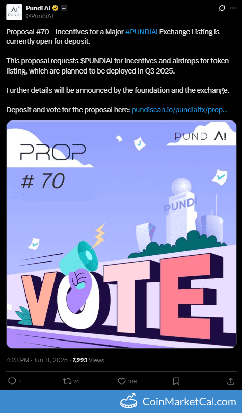 PUNDIAI Proposal #70 Voting Deadline