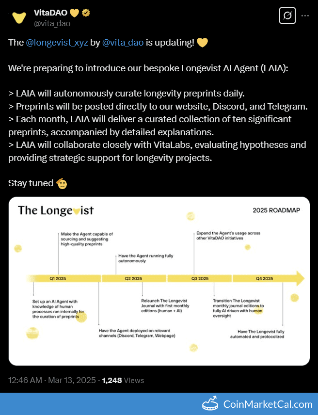VitaDAO AI-driven Longevist Release