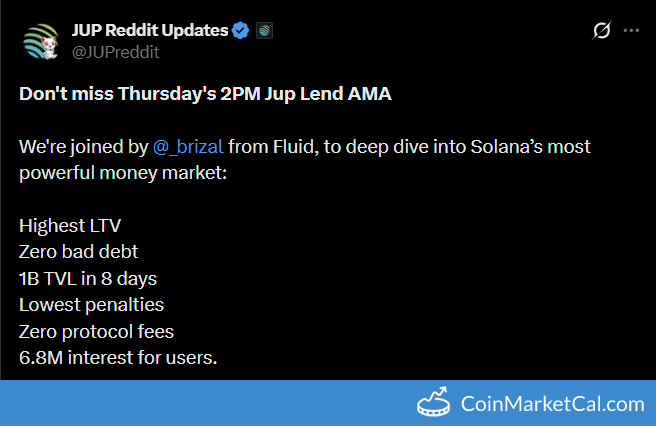 Jupiter Jup Lend AMA