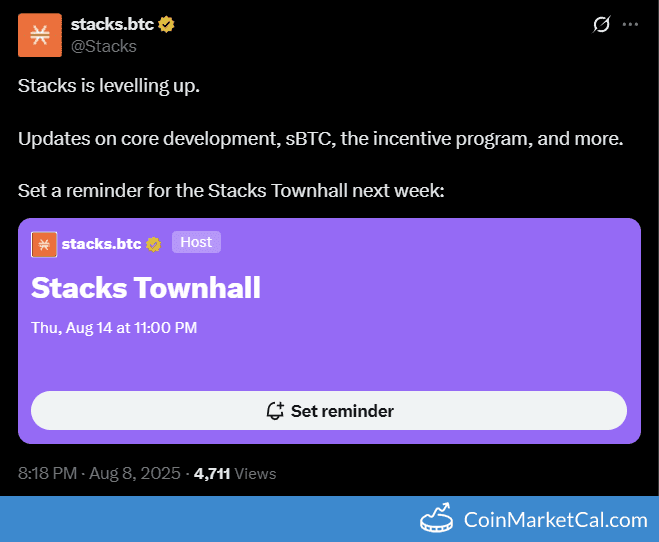 Stacks Townhall 