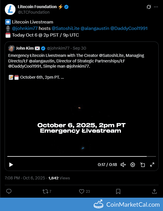 Litecoin Livestream AMA with SatoshiLite