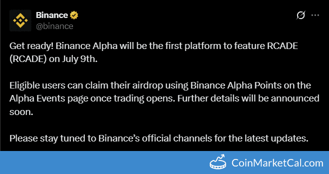 RCADE Airdrop Launch