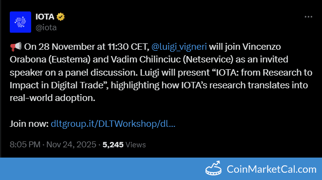 IOTA DLT Panel Presentation