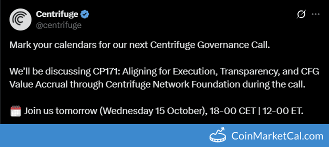 Centrifuge Governance Call #38