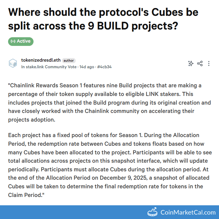 stake.link Cubes Vote