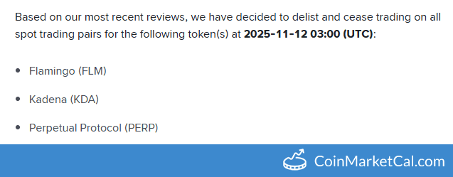 Binance Delisting Flamingo Finance