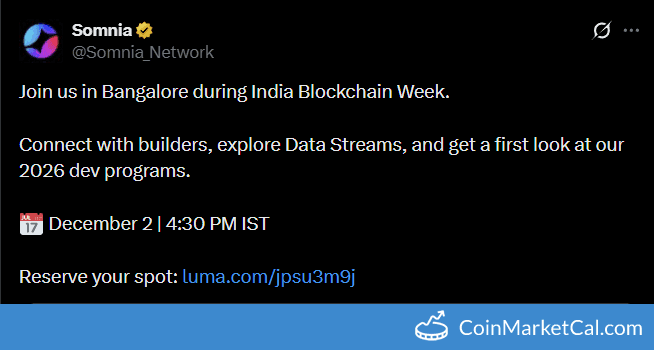 Somnia India Blockchain Week 2025
