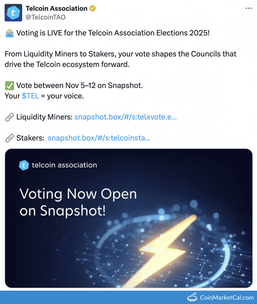 Telcoin Council Election 2 Vote