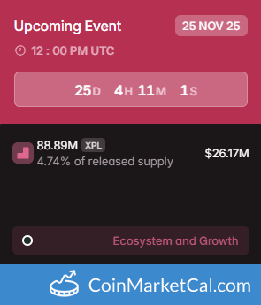 Plasma 88.89MM Token Unlock