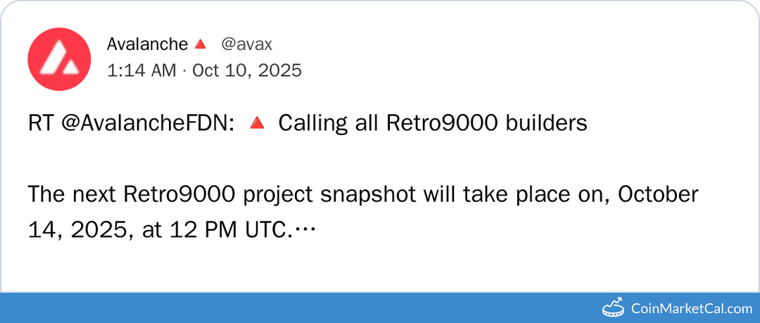 Avalanche Retro9000 Snapshot