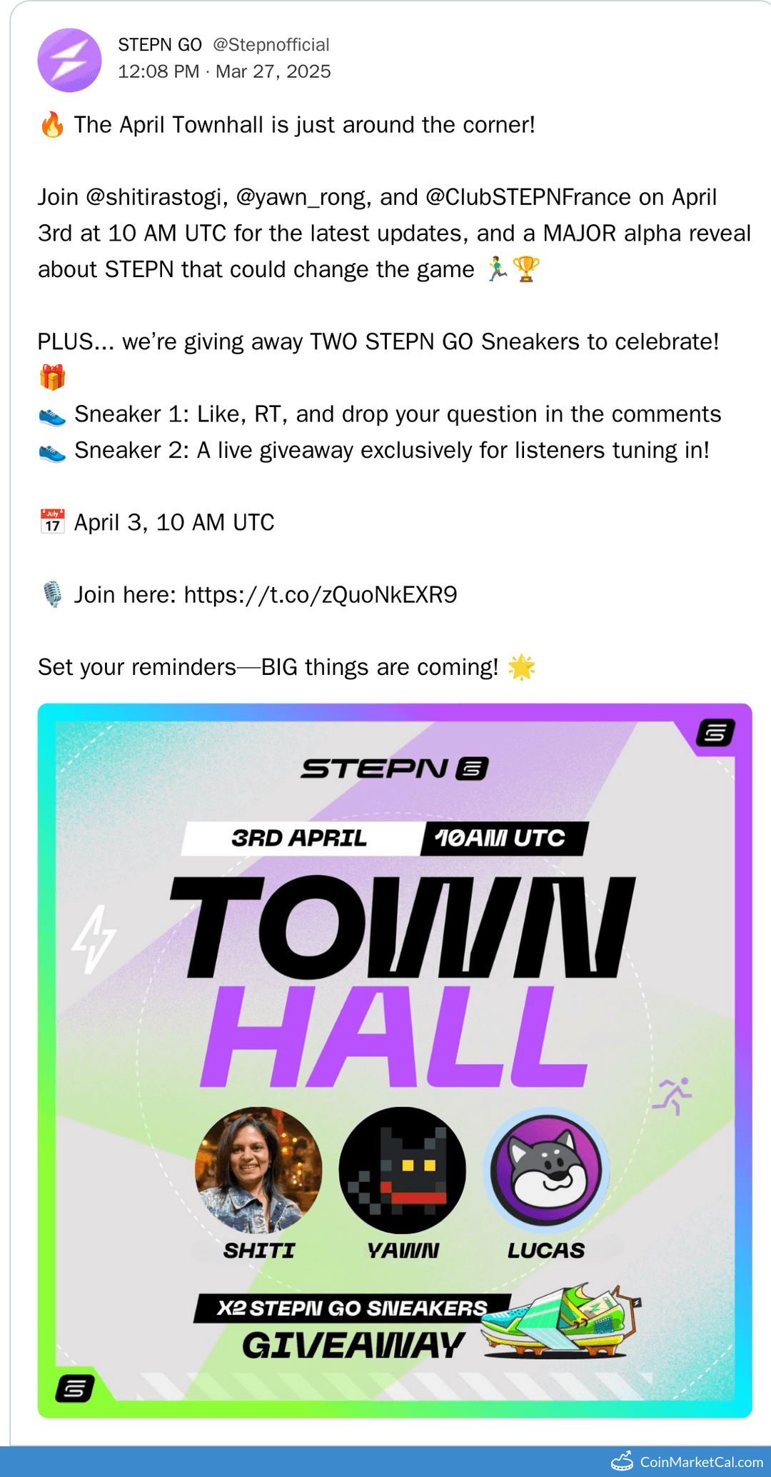 STEPN April Townhall