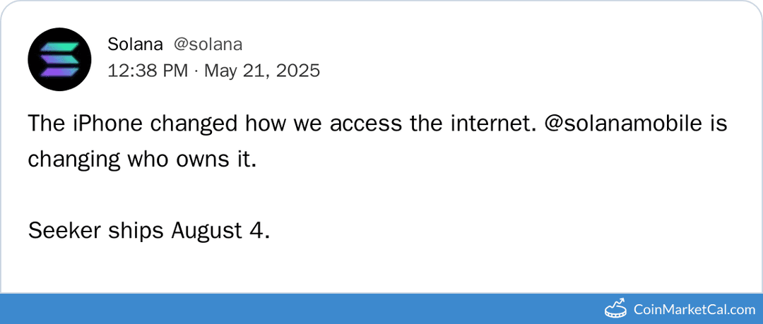 Solana Seeker Launch