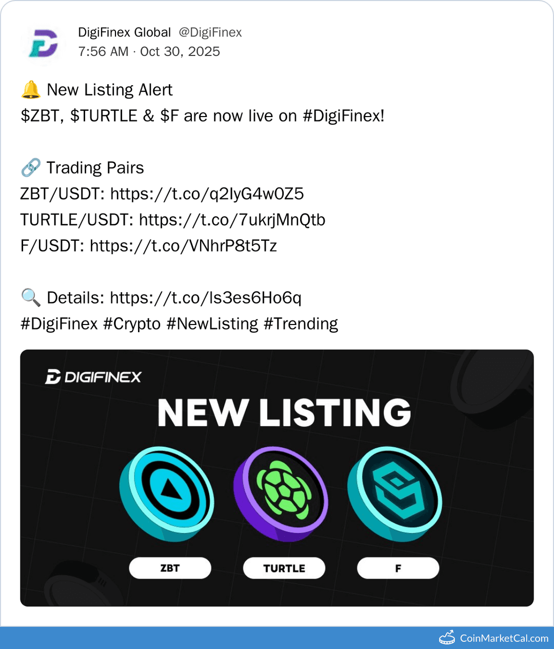 DigiFinex Listing DigiFinex Listing