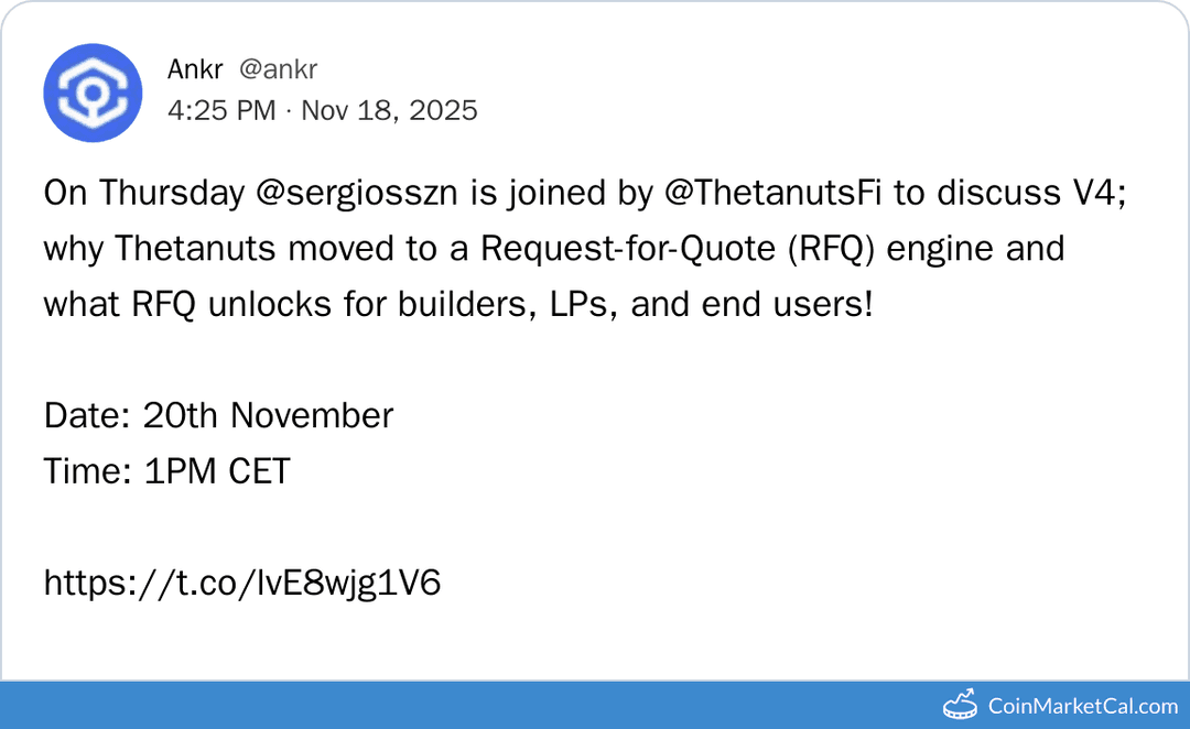 Ankr Talk with Thetanuts: V4 & RFQ Engine Discussion