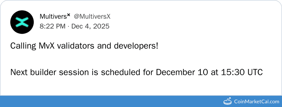 MultiversX Builder Session