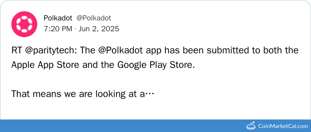 Polkadot App Launch