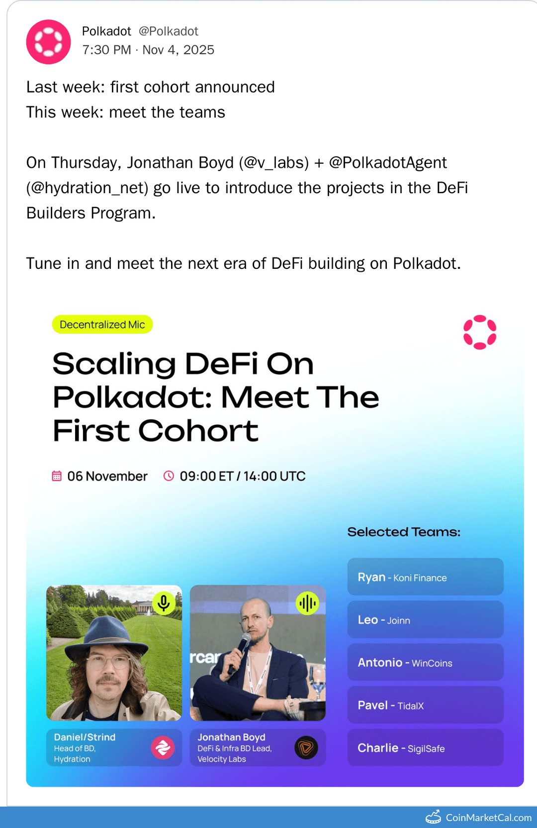 H2O First Cohort Talk