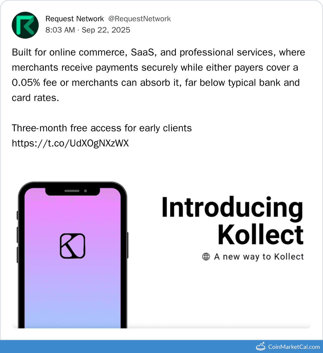 Request Kollect Launch