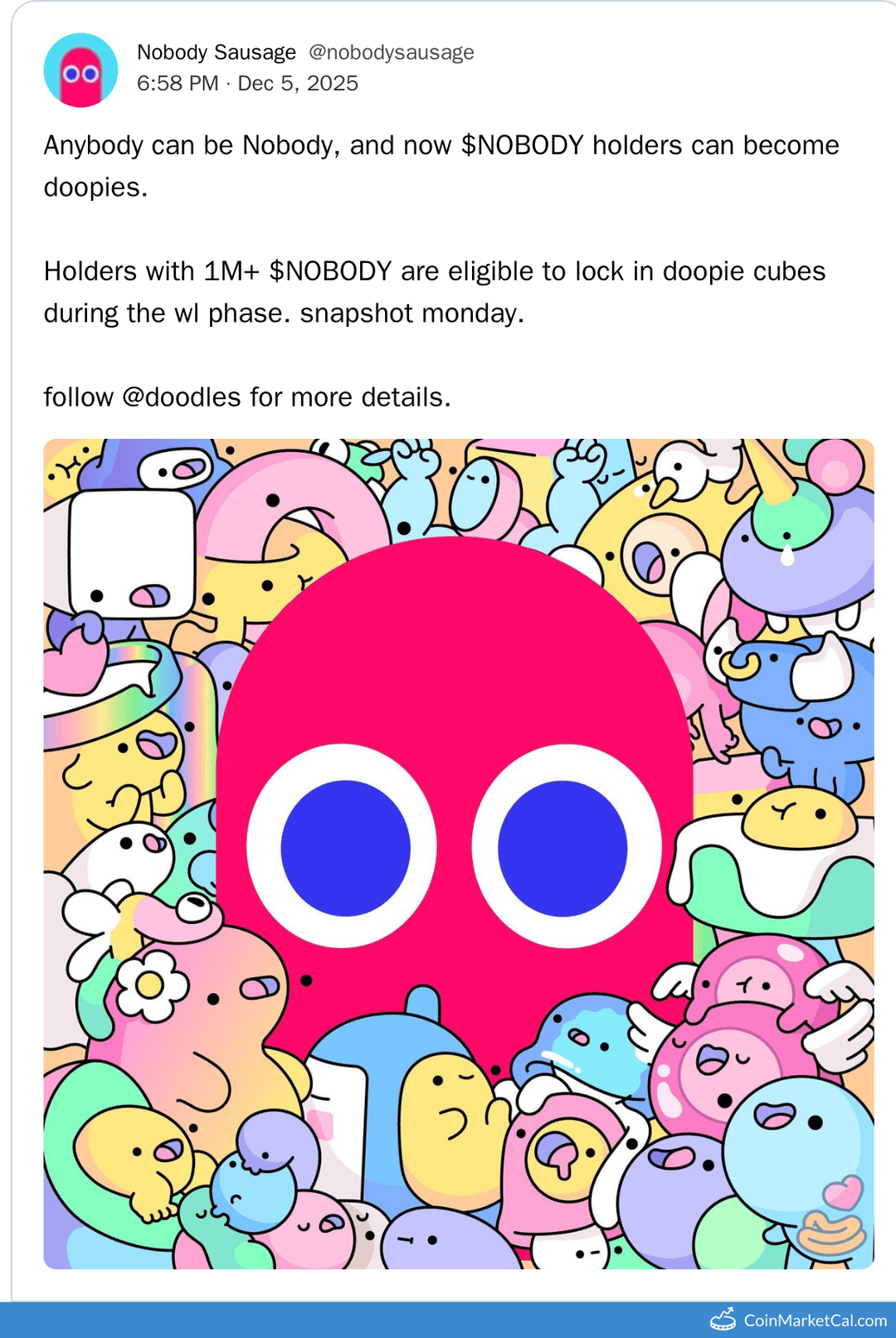 Nobody Sausage Snapshot for Doopie Cubes