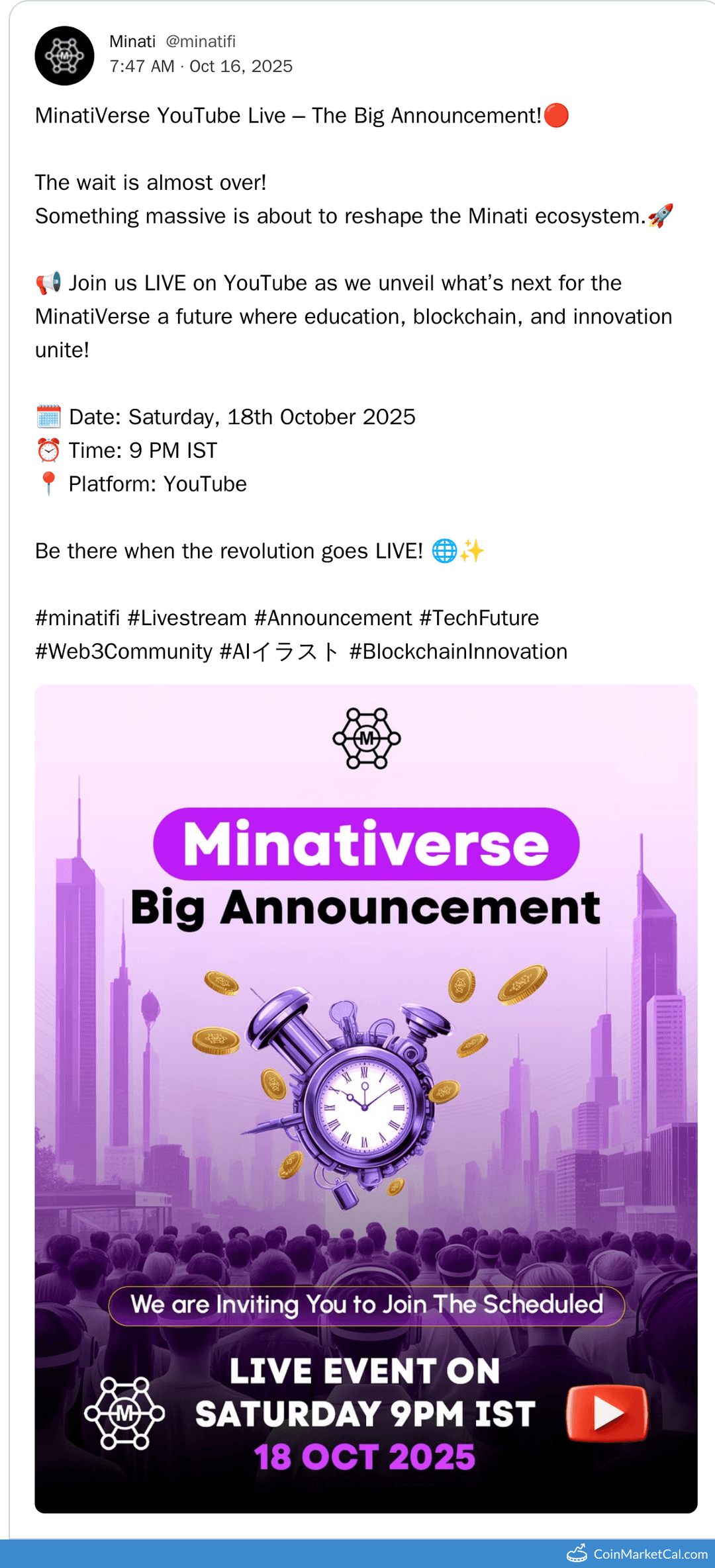 MinatiVerse Big Reveal