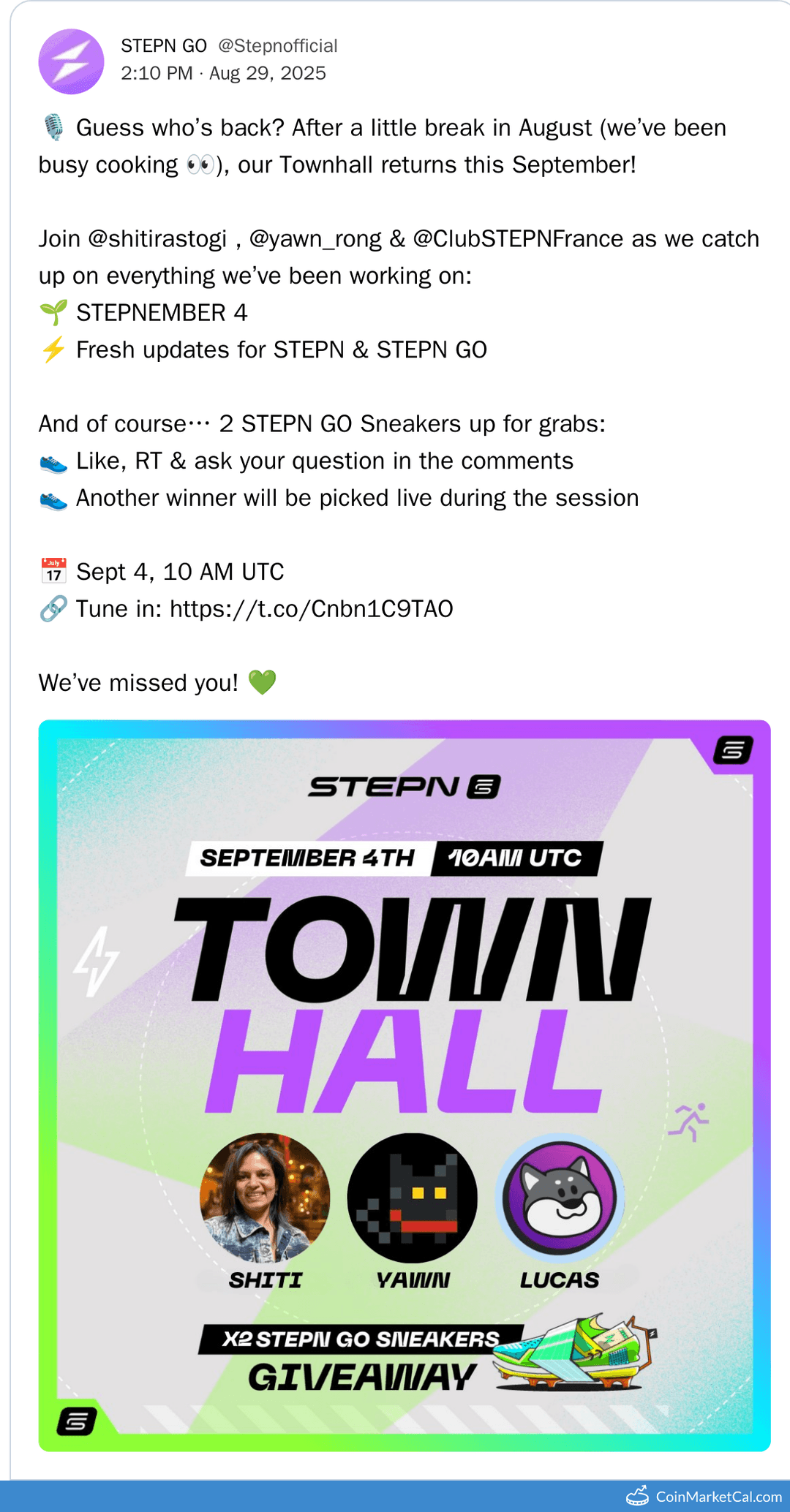 STEPN GO Town Hall