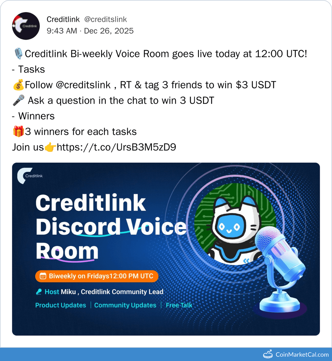 Creditlink Bi-Weekly Voice Room