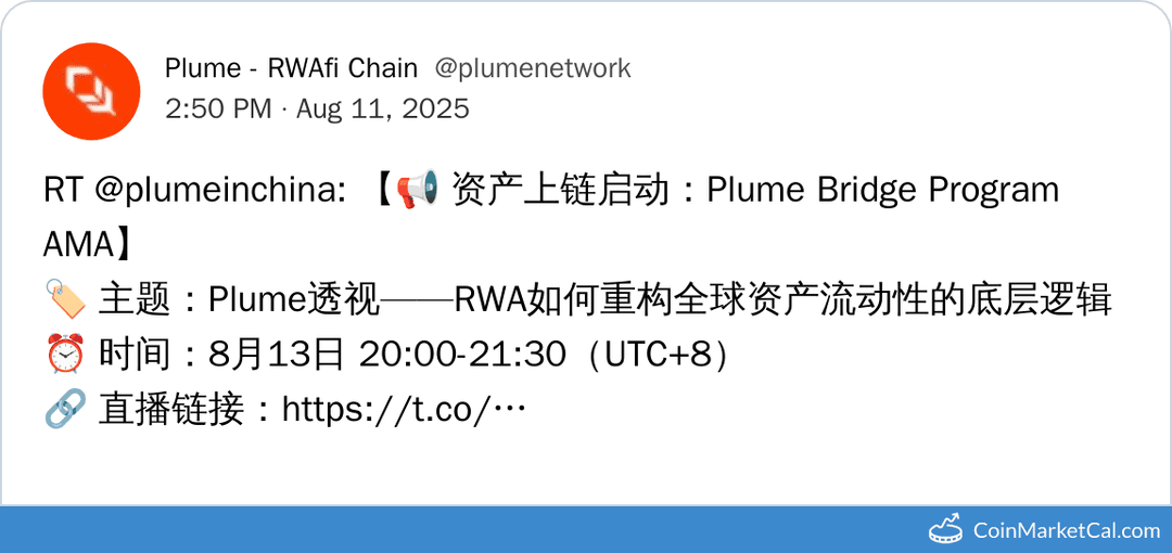 Plume Bridge Program AMA