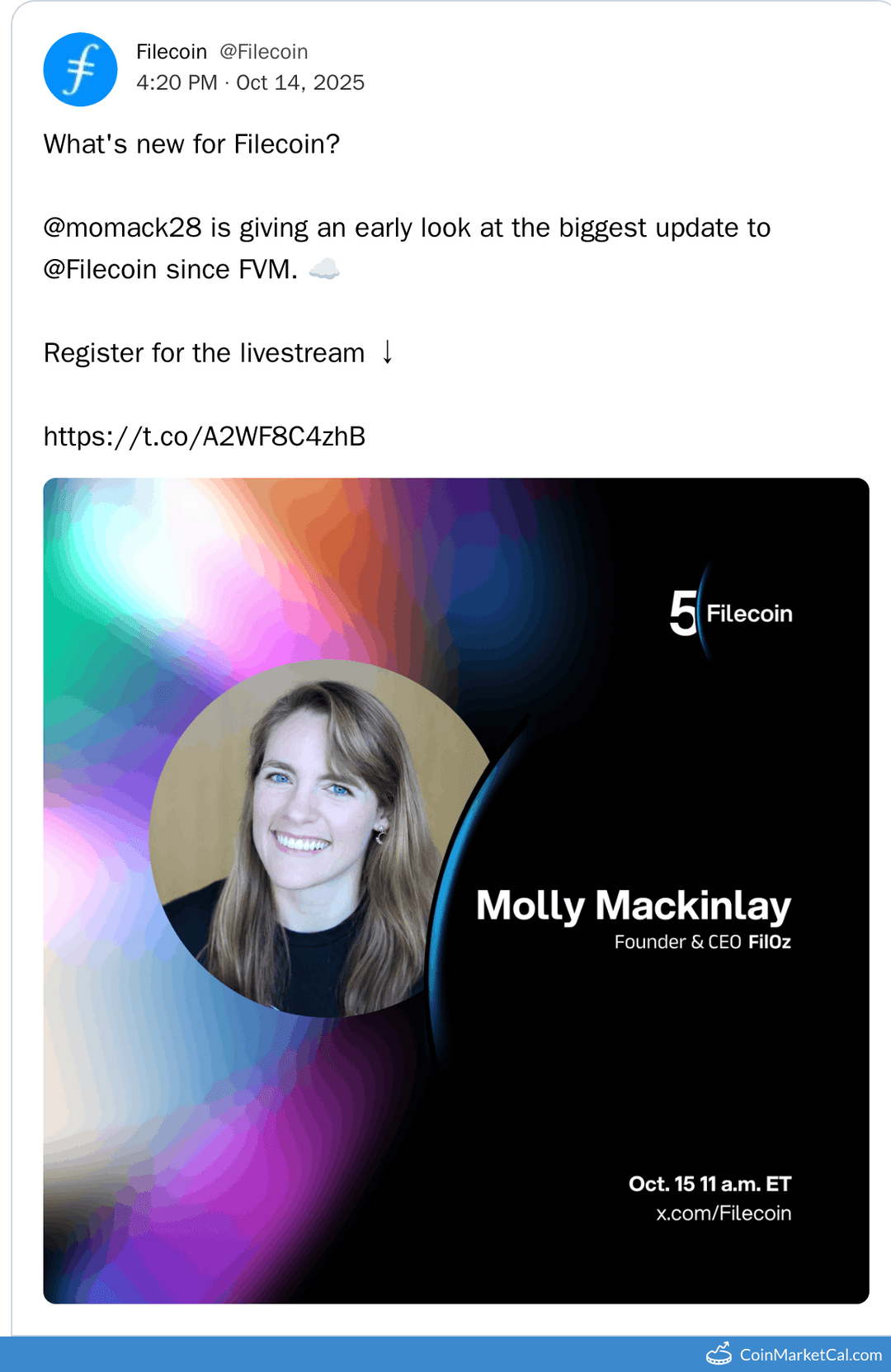Filecoin Update Preview by @Momack28