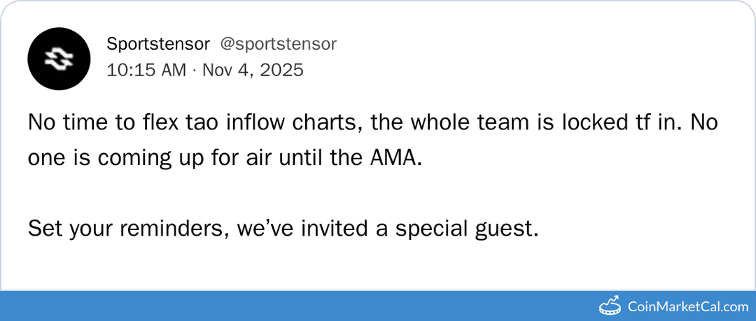 Sportstensor State of Sportstensor 001 AMA