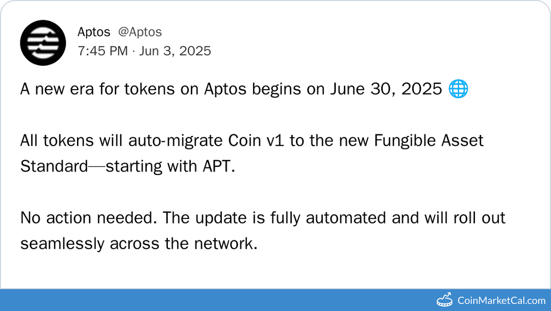 Aptos Token Migration to Fungible Asset Standard