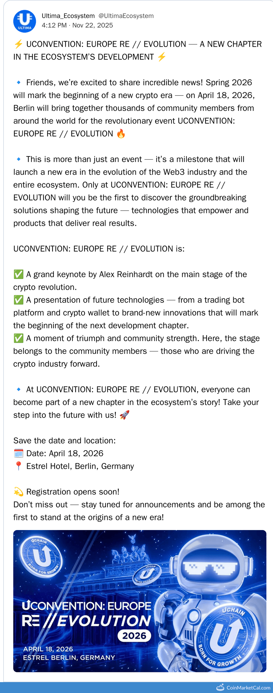 UCONVENTION 2026 by Ultima Ecosystem