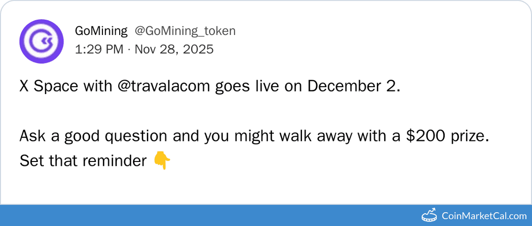 GoMining & Travala AMA "Ready to talk Bitcoin & travel"