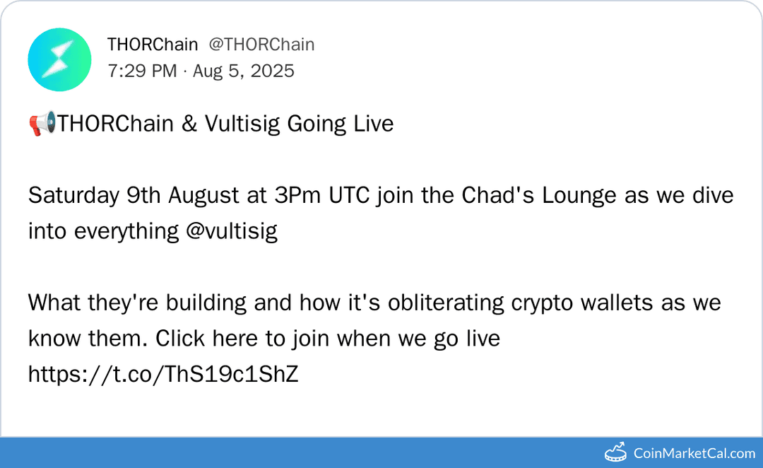 THORChain & Vultisig Live AMA