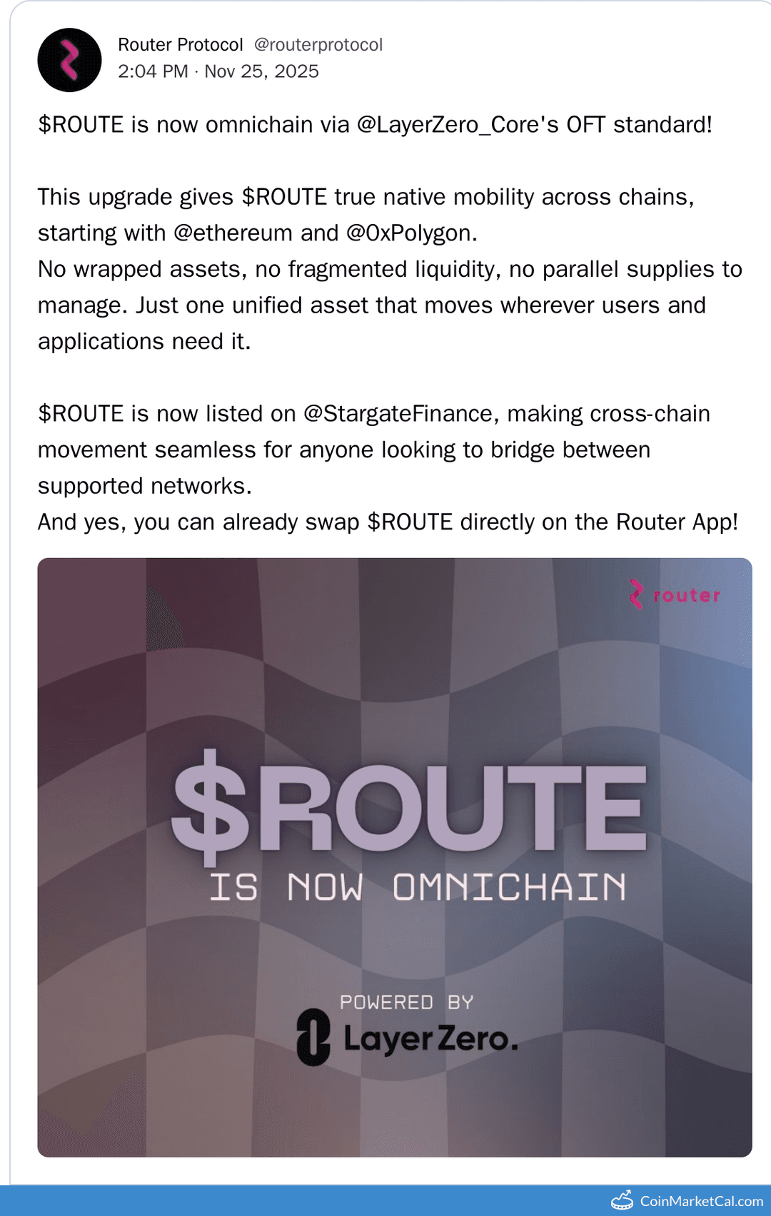 Router Protocol OFT Integration