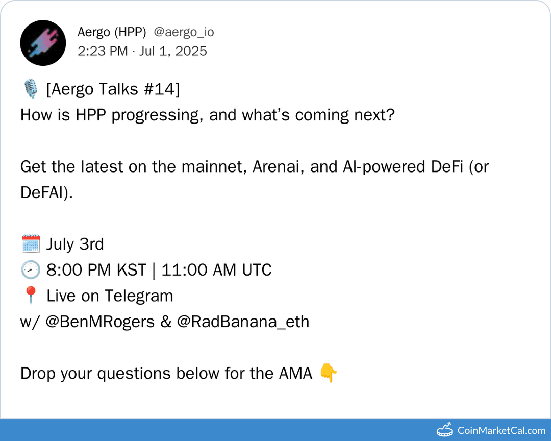 Aergo Talks #14 AMA