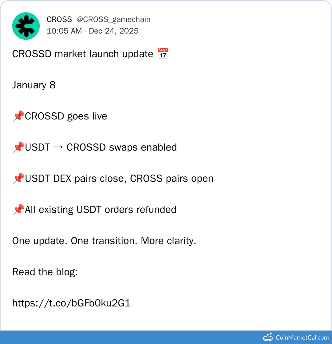 Cross CROSSD Market Launch