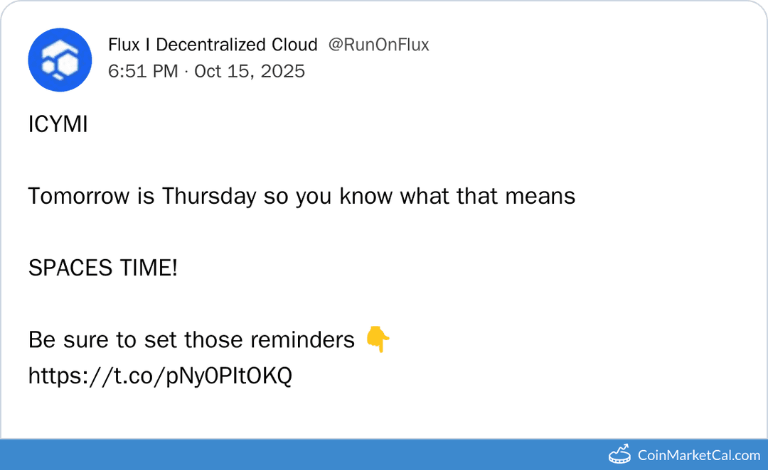 Flux X Spaces on DePIN, DePAI, and Decentralized Compute