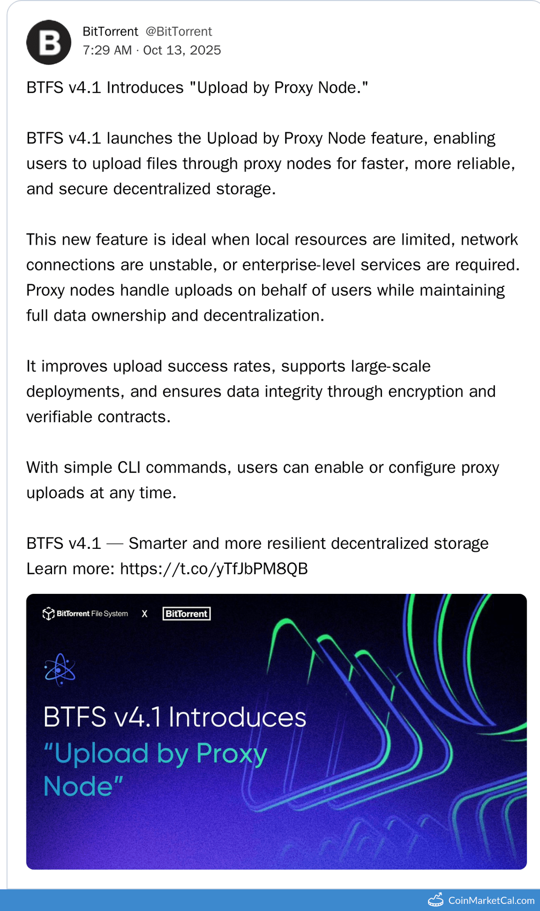 BitTorrent BTFS V4.1 Release