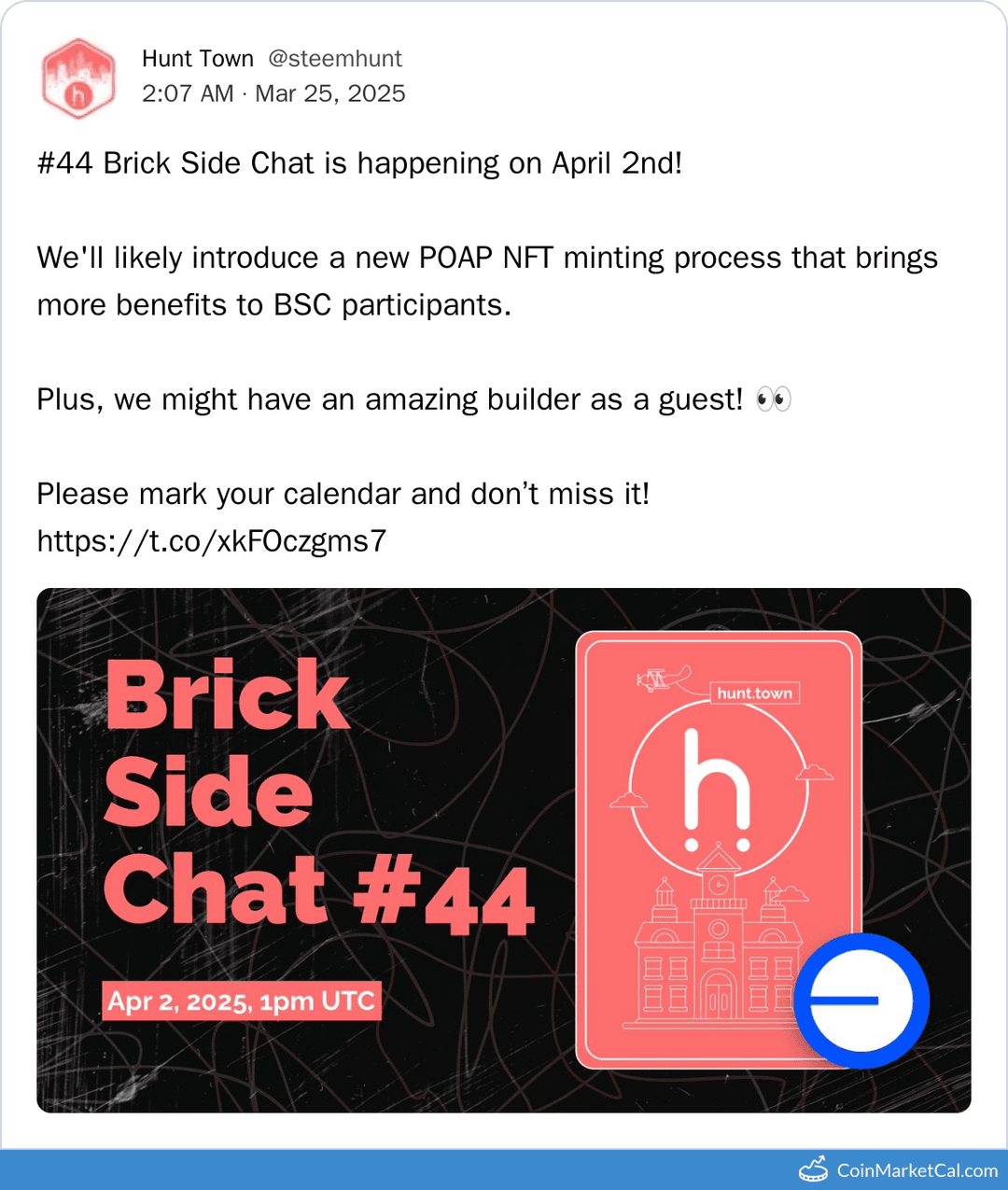 Hunt Town Brick Side Chat #44