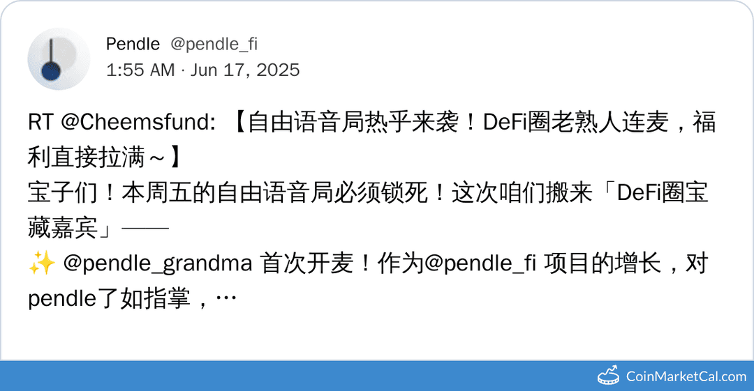 Pendle 2025 Live Voice Event