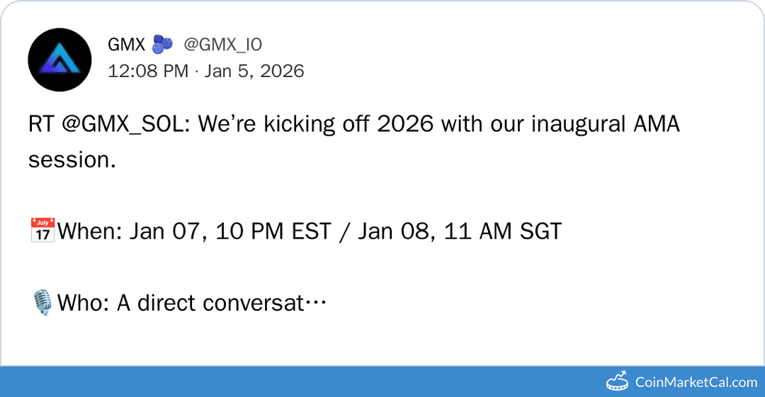 GMX Inaugural AMA Session