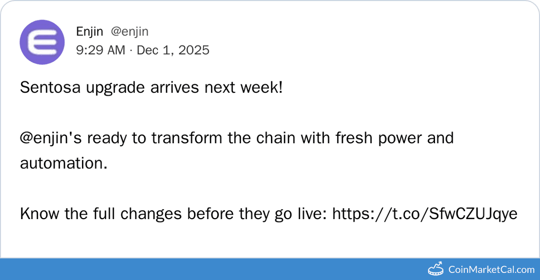 Efinity Sentosa Upgrade