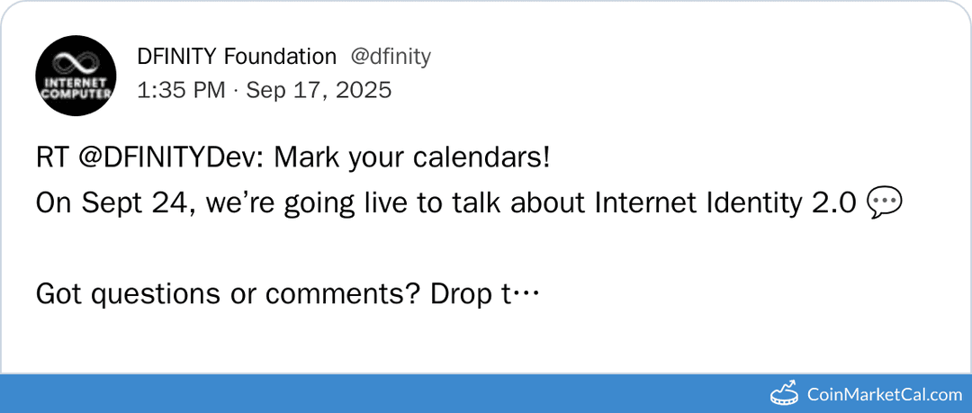 Internet Computer Internet Identity 2.0