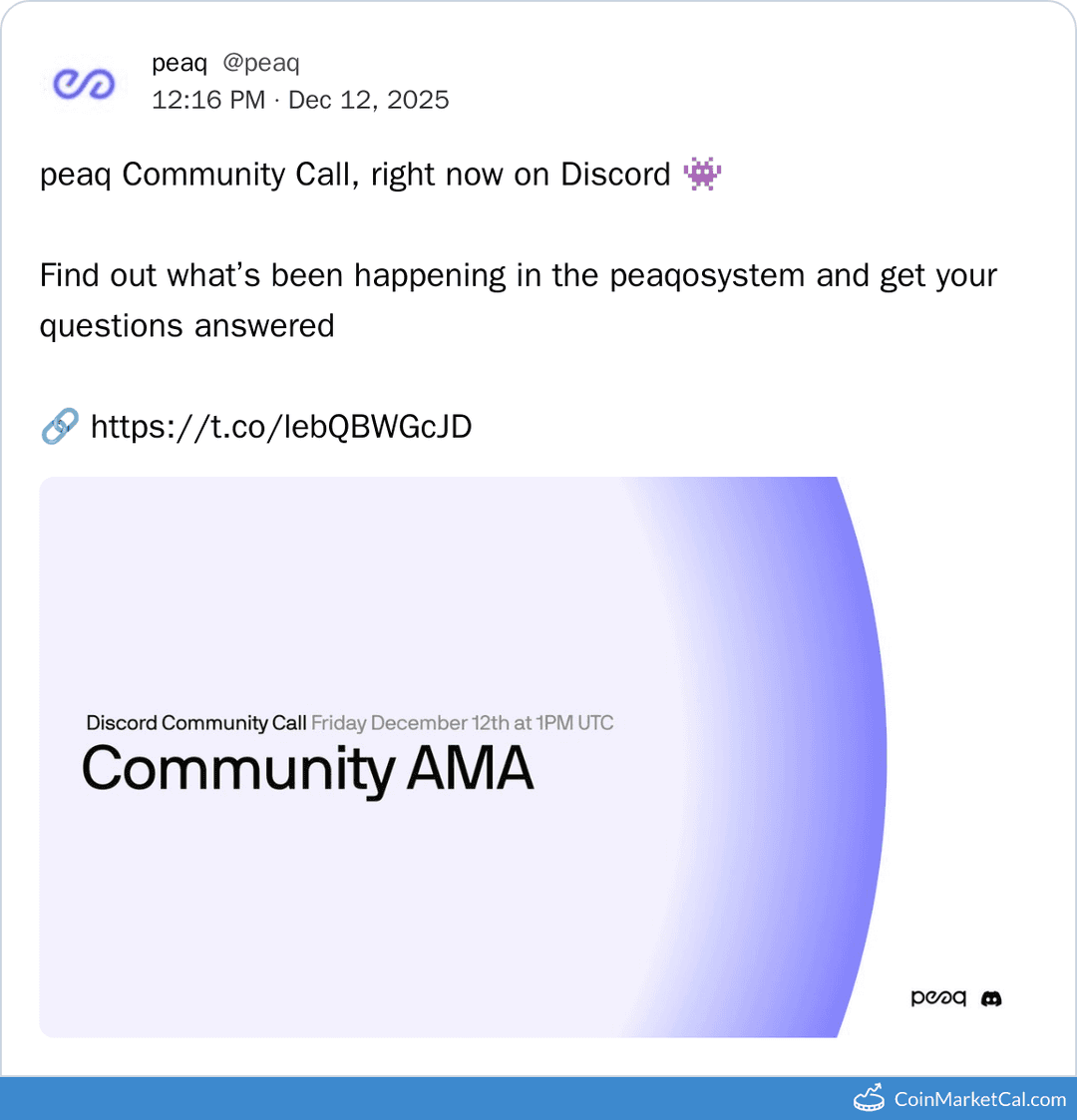 peaq Community Call