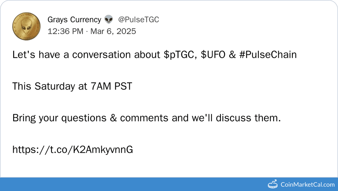PTGC - UFO Discussion