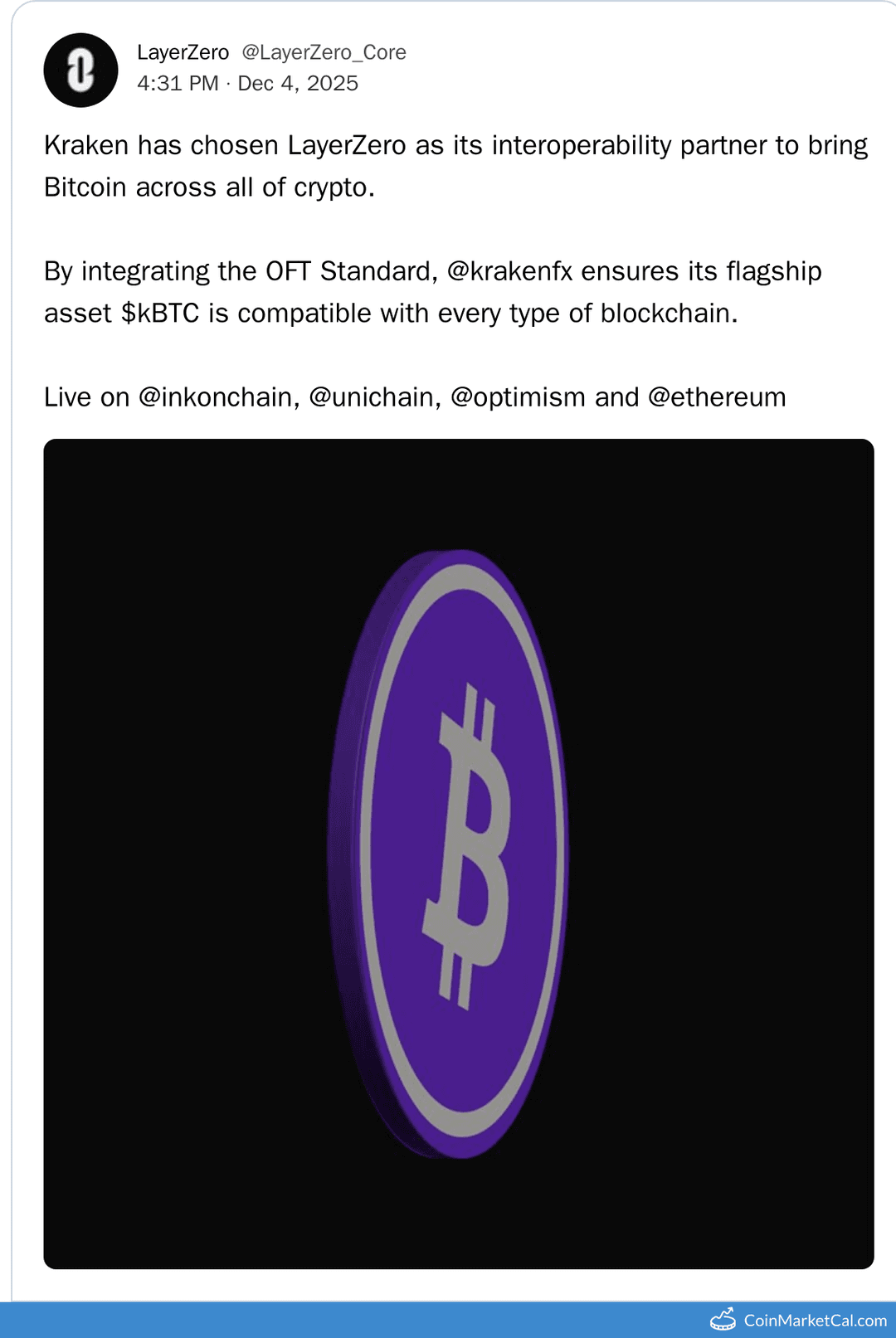 LayerZero & Kraken Interop Launch