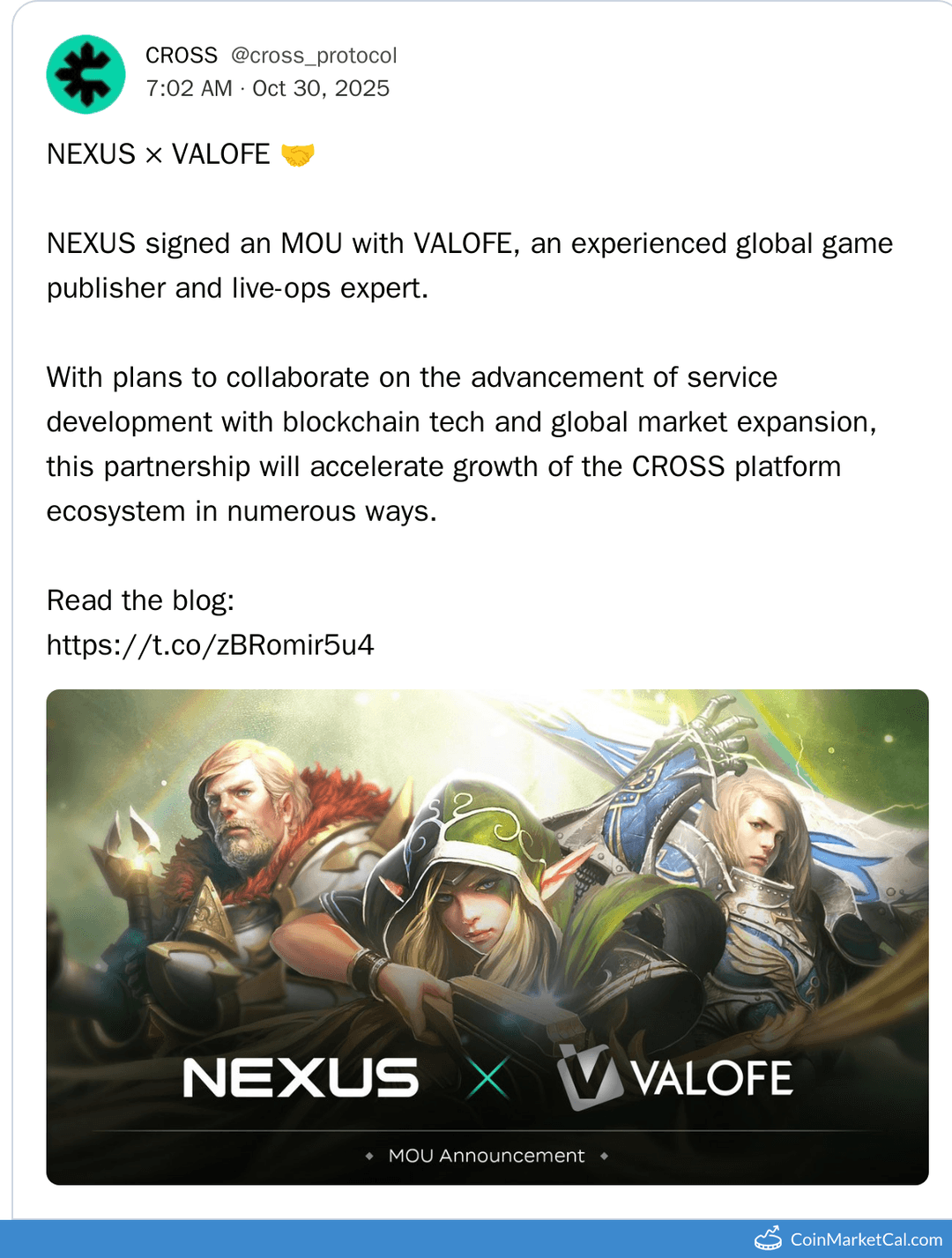 NEXUS x VALOFE MOU Partnership
