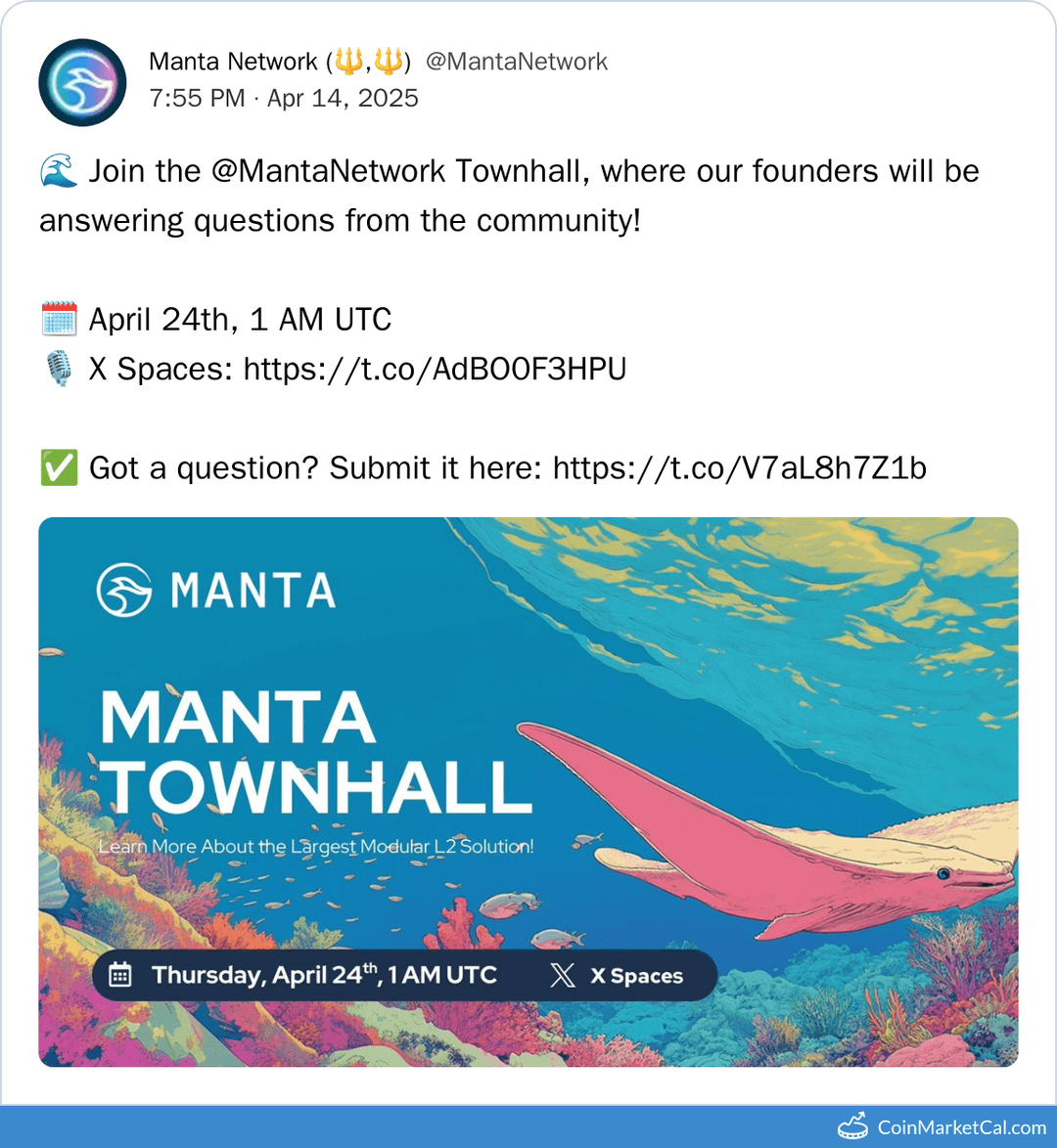 Manta Network Townhall